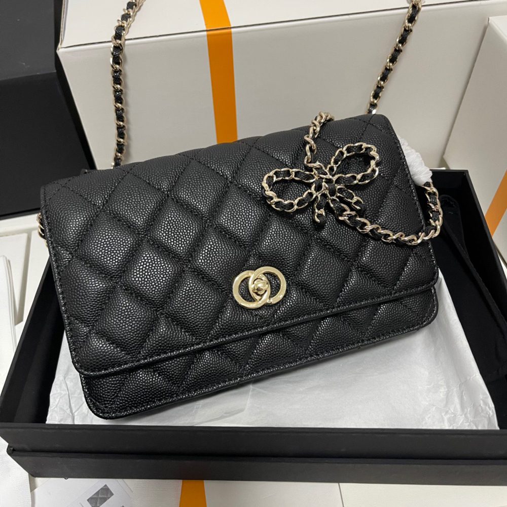 Designer bag shoulder bag Luxury bag chain handbag high quality diagonal cross bag caviar sheepskin style women's bag with box wallet