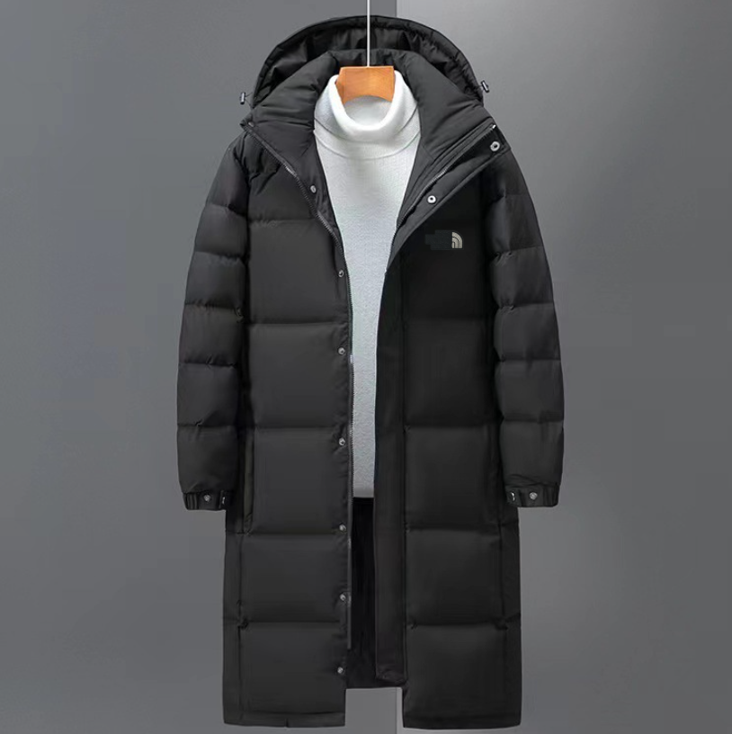 Hotsale 2026 Winter New High Quality Luxury Men's Casual Cotton Jacket Embroidery Brand Logo Men's and Women's Medium to Long Down Ja