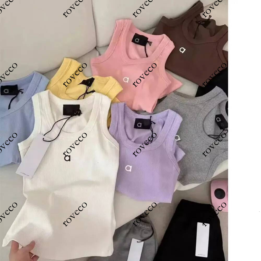 Designer talon Women Outfits Vest Cross Yoga Sports pantalon White Tops Running Sport Pants Ladies Adult Sleeveless Sweater Sportswear Gym Fitness W