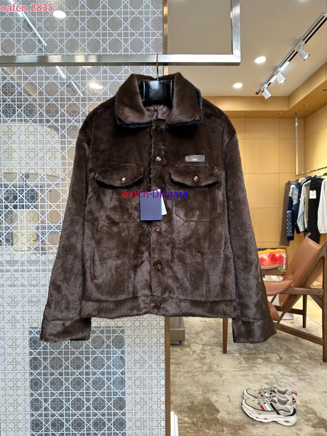 designer jacket mens jacket parka coat winter outdoor sweatshirts hoodie fashion windproof parkas Coats Collar imitation mink fur coat 2835