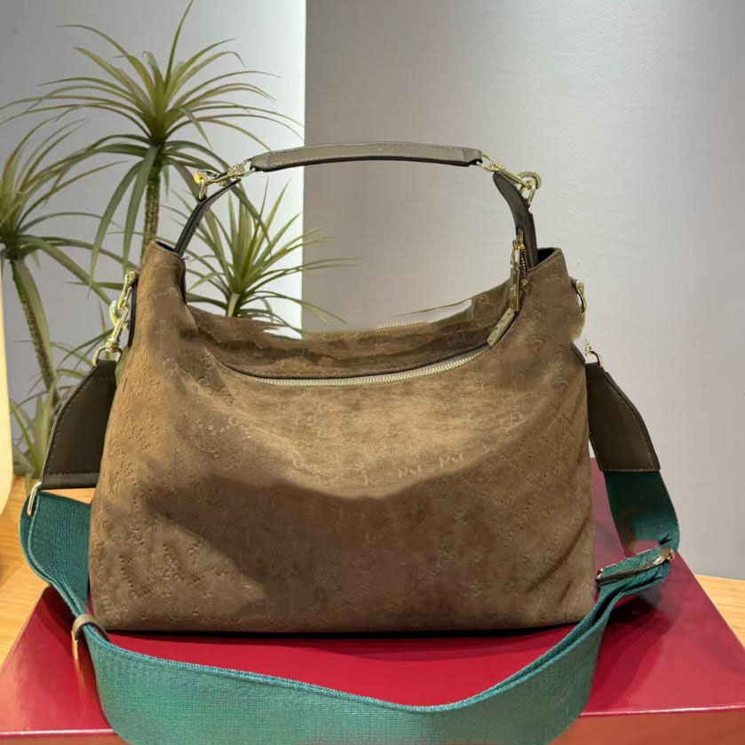 Brera Crossbody Bag Designer Canvas Leather Shoulder Bag Classic Vintage Tote Bag Large Capacity Casual Handbag Top Handle Zipper Travel Daily Purse
