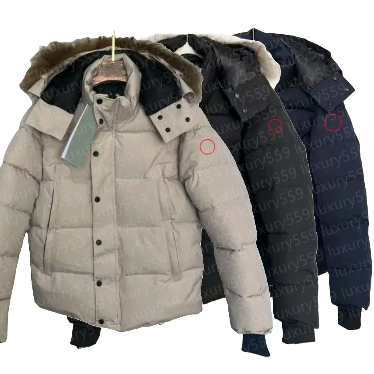 mens designer jackets high quality puffer womens jacket fashion fur parkas coats hooded winter long sleeve casual men jackets designer down parkas w