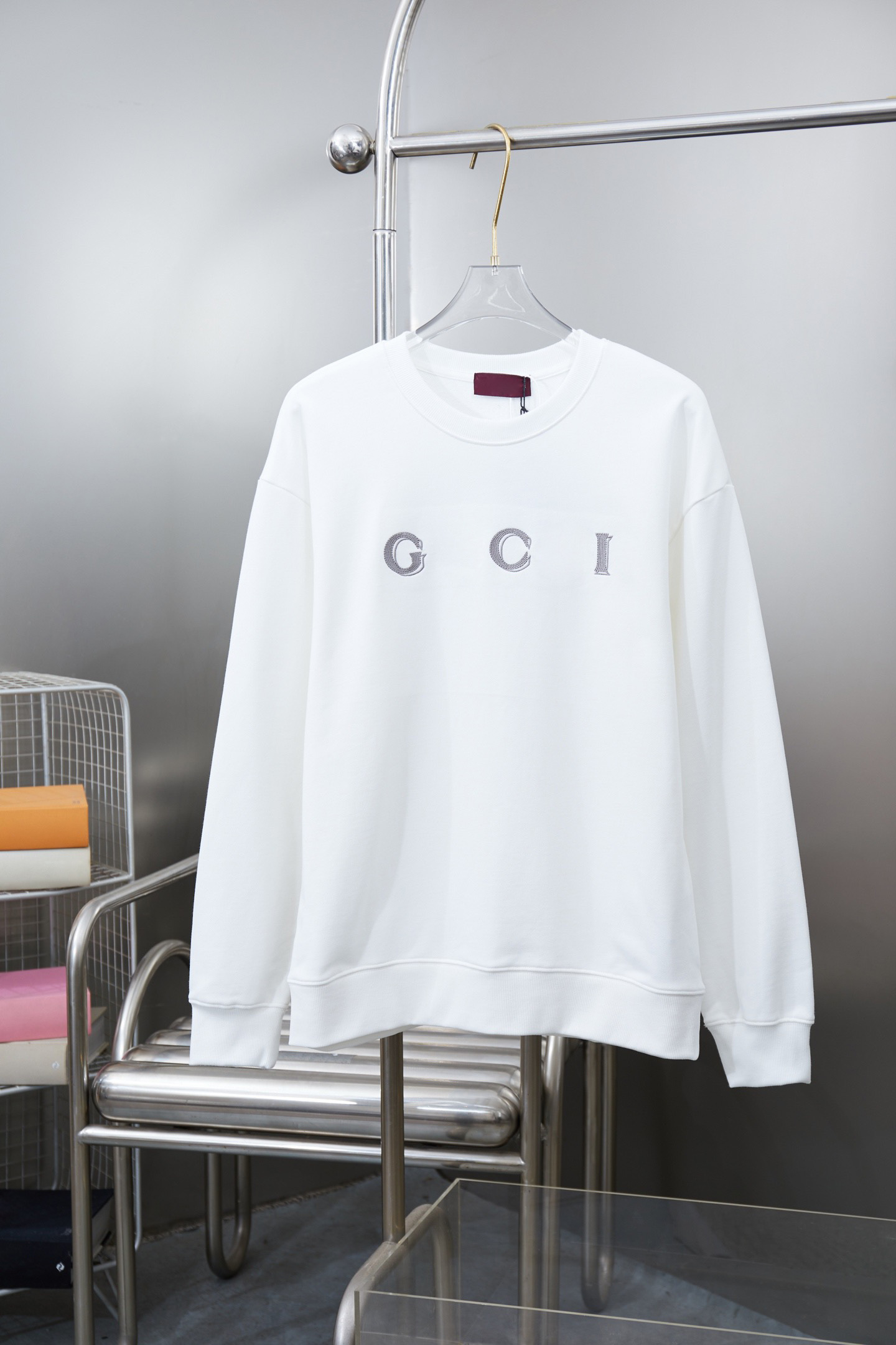 Gg Men's Designer Hoodie With Letter Embroidery Cotton Plus Size Gg Sweat Absorbing Streetwear Gg Sample Letter Loose Fit Casual Long Sleeve St