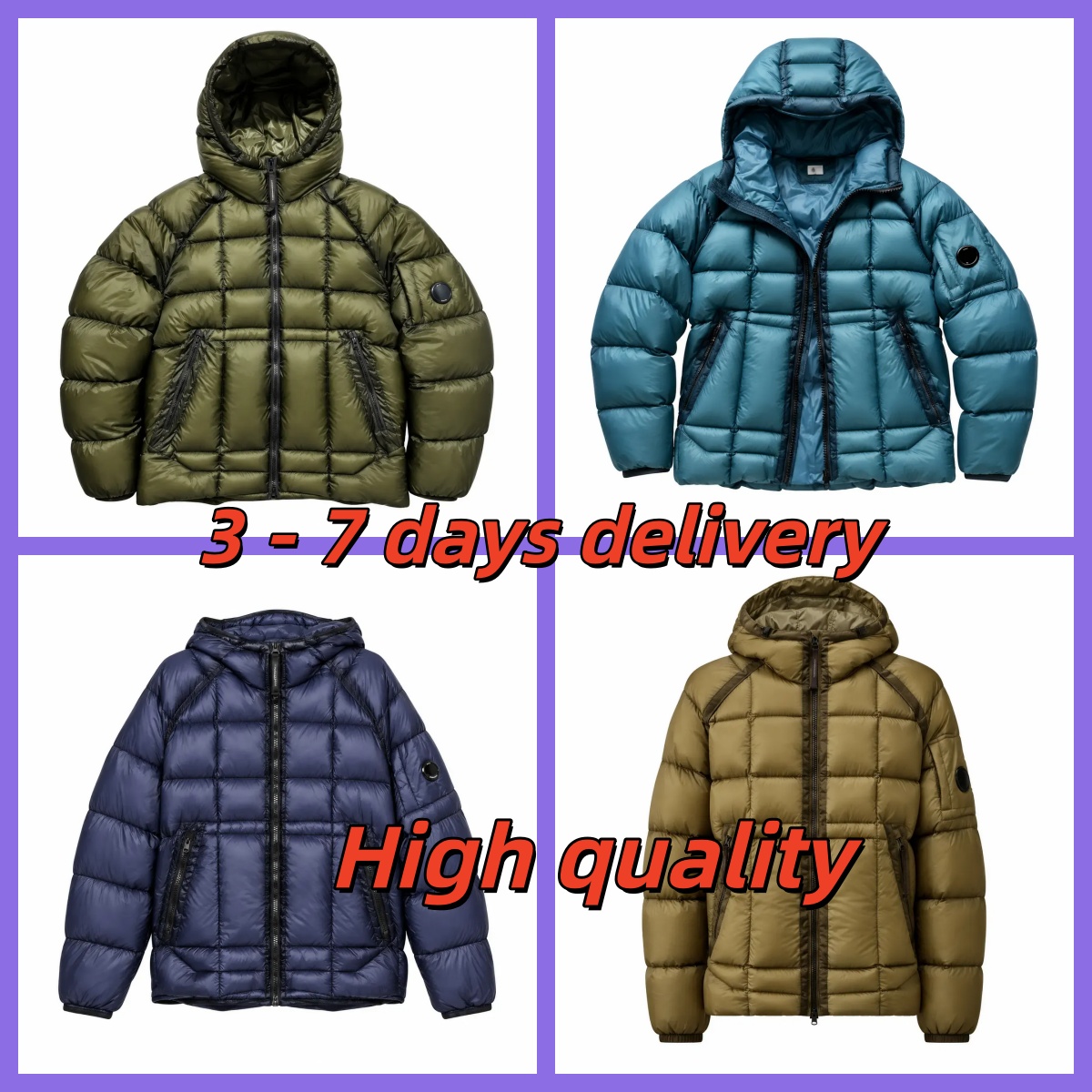 Designer Cp Mens Jackets Canada Puffer Jacket Winter Downjacket Coat Designer Candle Correct Version 1:1 Pure Cotton doudoune yyy