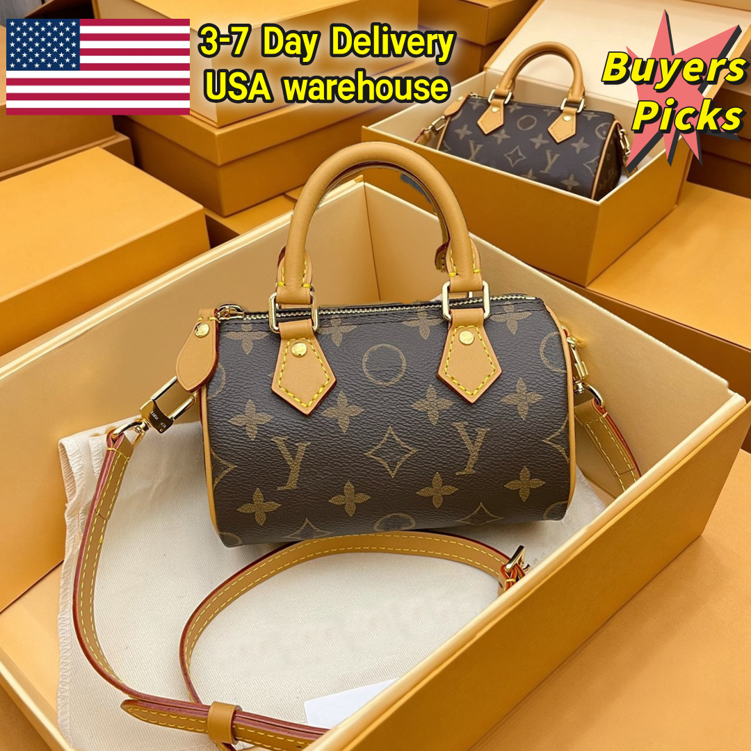 Designer bag Shoulder bag Luxury Mini bag Cross body bag Top-quality Women's Leather denim Embossed Handbag Brown Flower Handbag Mirror Leve