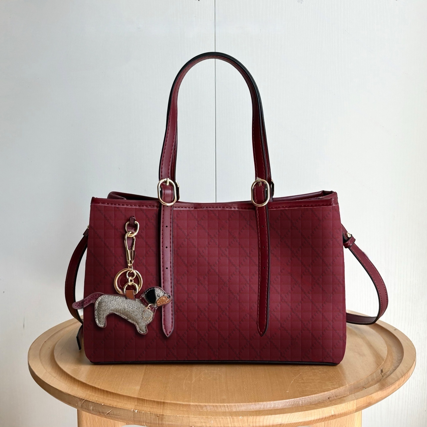 Maxi Flap Designer Bag Tote Oversized Shoulder Leather Crossbody Purse Women Travel Airport Bags Deep Burgundy Red Light Brown