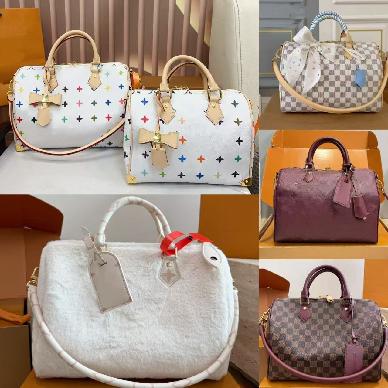 Designer Pillow Bag P9 large capacity handbag Woman purse Shopping Bag Travel bag high quality Leather version high quality hardware Luxury