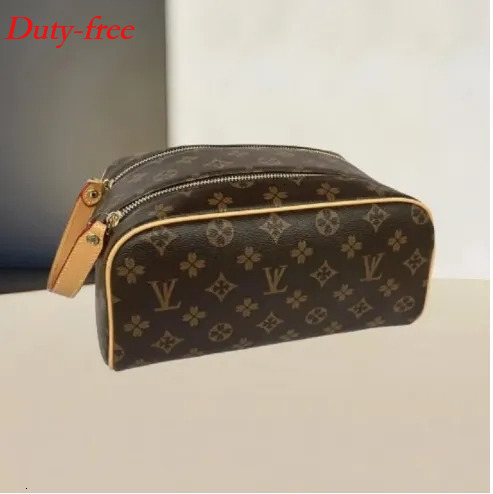 Classic Luxury Designer woman Bags Double Zipper Men Women Travelling Toilet Wash Large Capacity Cosmetic Woman Handbag Purse Toiletry Pouch Makeup