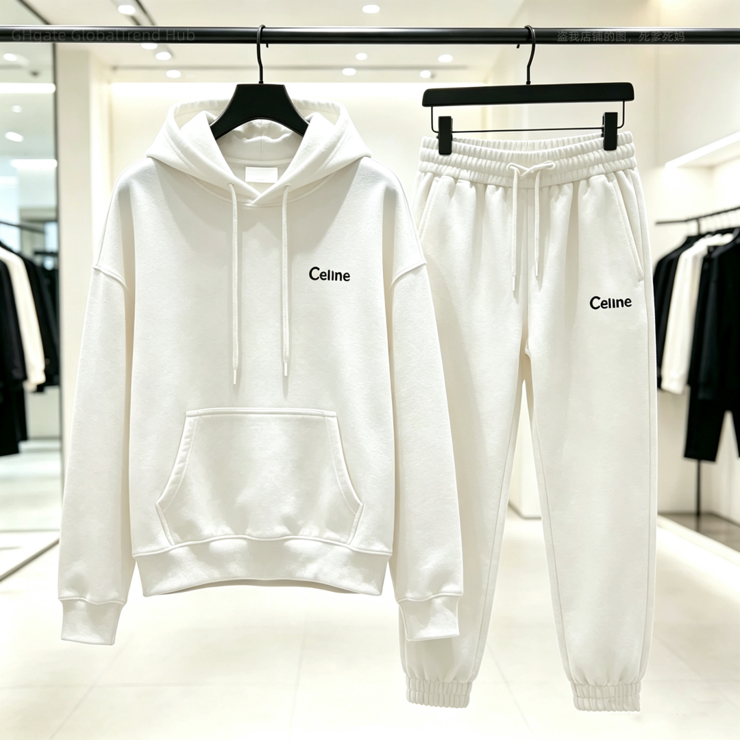 Women Autumn Winter Hooded Tracksuit 2 Piece Outfit, Premium Letter Print Hoodie & Jogger Pants, Multi Colors, Hip Hop Casual Street Travel Vacation