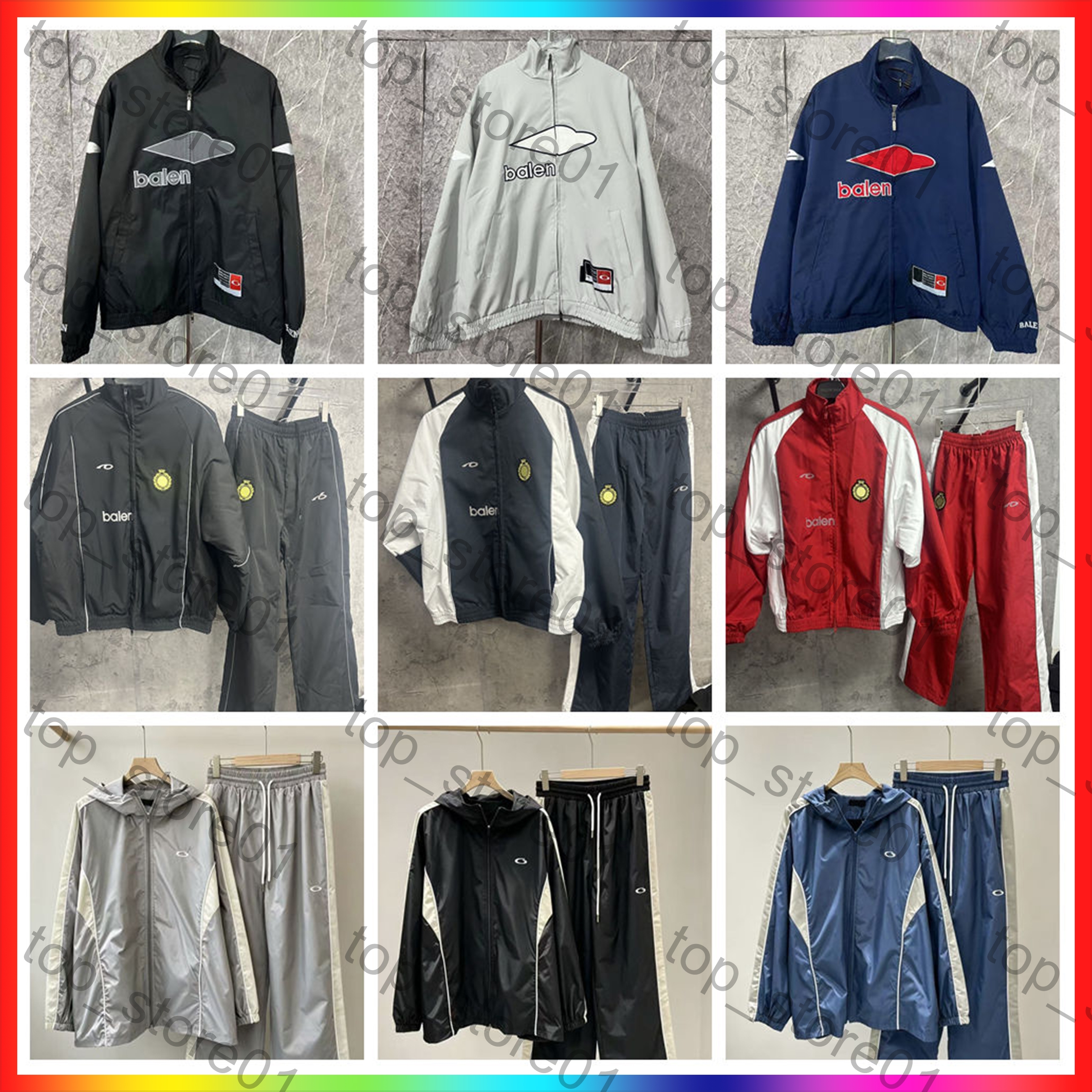 5A 2026 New designer hoodie Quick Drying Zipper Jacket Embroidered Patterns Retro Racing Jacket Fashion mens windbreaker hoodie Drawstring Pants Run