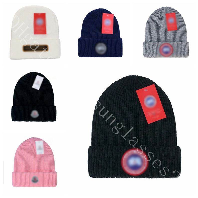 Designer Canadianss Beanie Goose Cashmere Hat Luxury Tight-thickened Womens Soft Mens Cap Thermal Truck Driver Sports Tennis Beanie