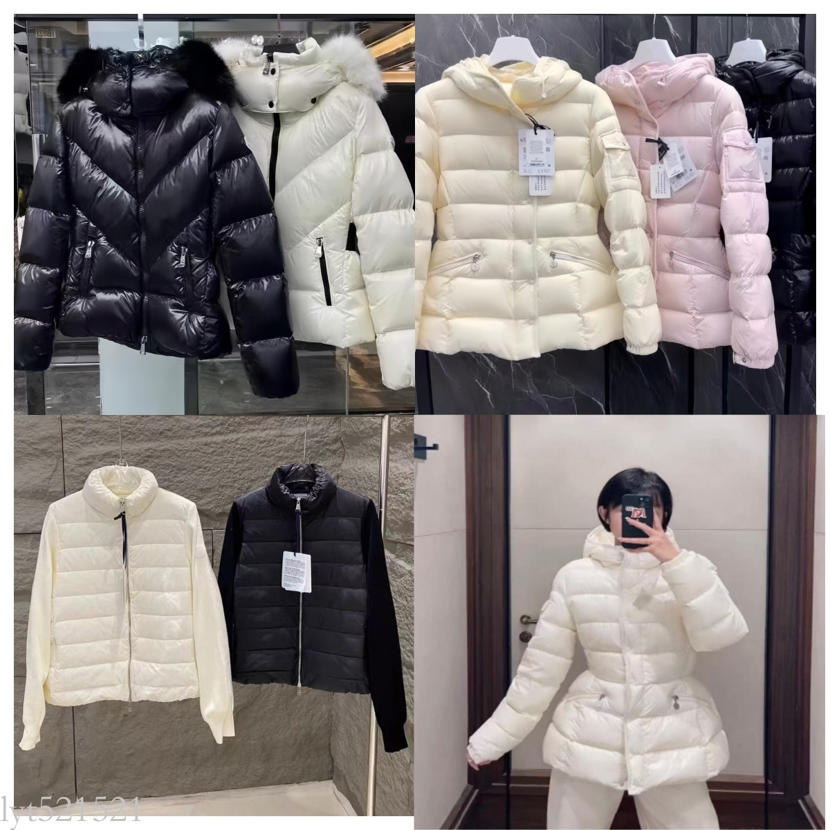 Doudoune Femme Manteau D'hiver À Capuchon Réel Vers Le Bas Chaud Mode Parka Coupe-Vent Designer Hauts Badge Lettre Cadeau Thermique Dames Vêtemen