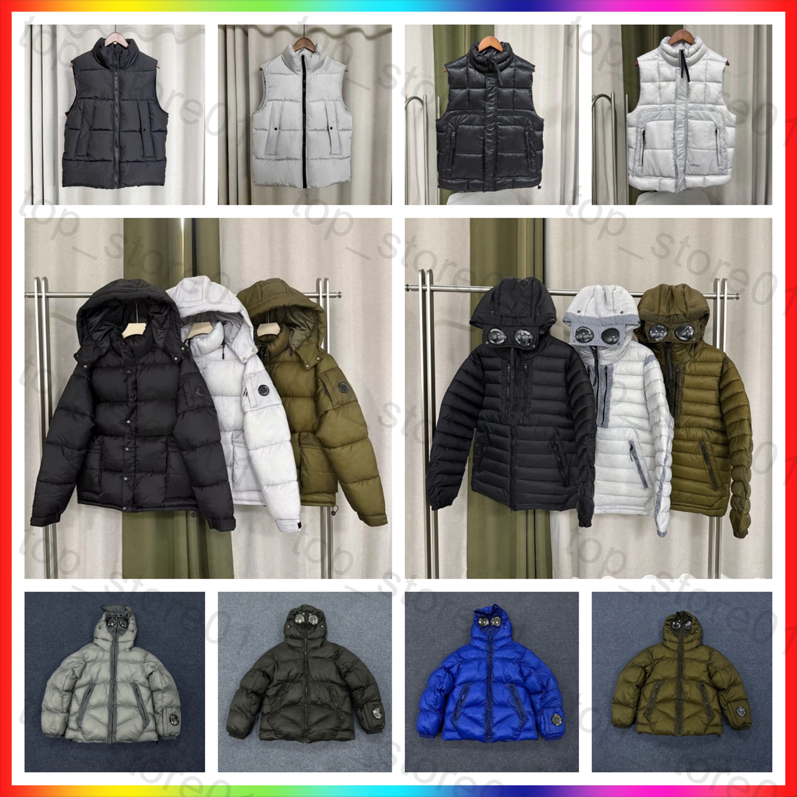 5A Designer Jackets Mens cmpanyyyy jacket Canada Puffer Jacket goggles decoration coat Puffer Coats Anti-Cold Windproof Warm Coat Thickened Long Sle