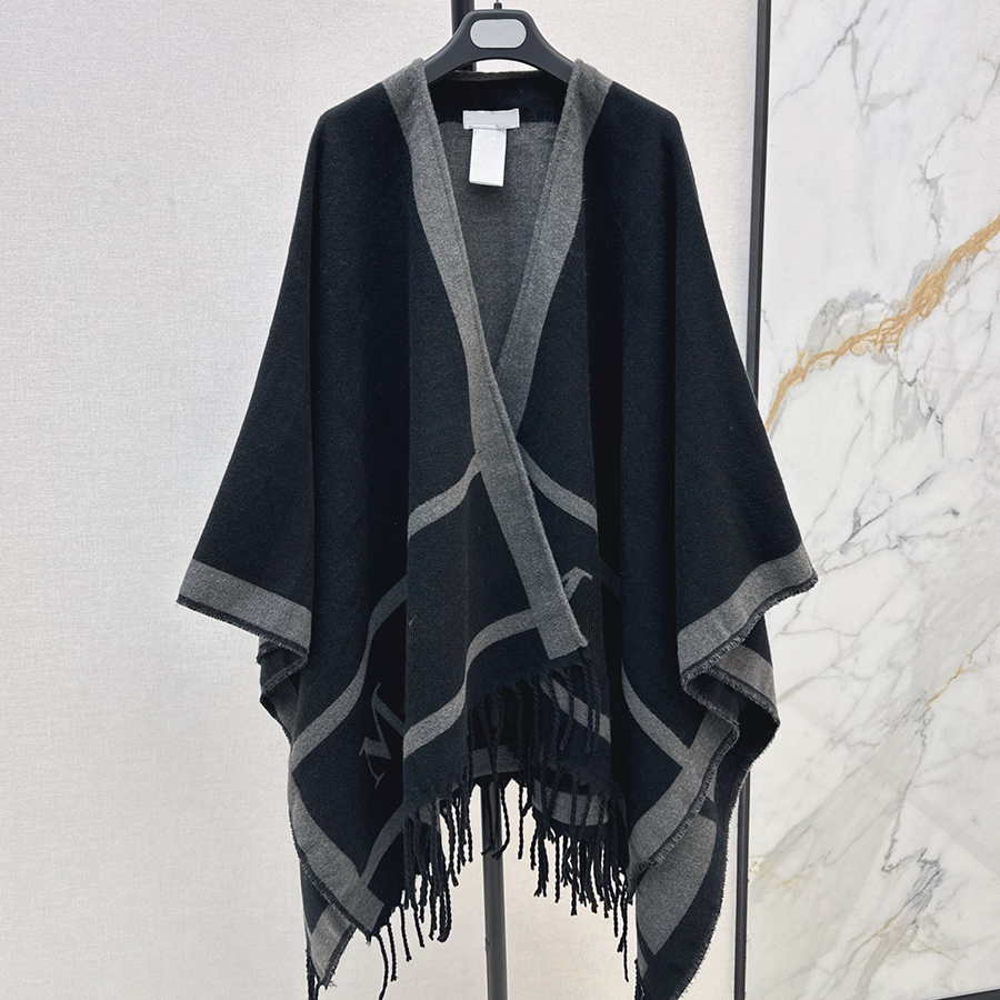 Designer Femmes Cape Foulards Femmes Châle Manteau Foulards À Franges Châle Casual Cardigan Cachemire Automne Hiver Mode Vêtements D'extérieur Cl