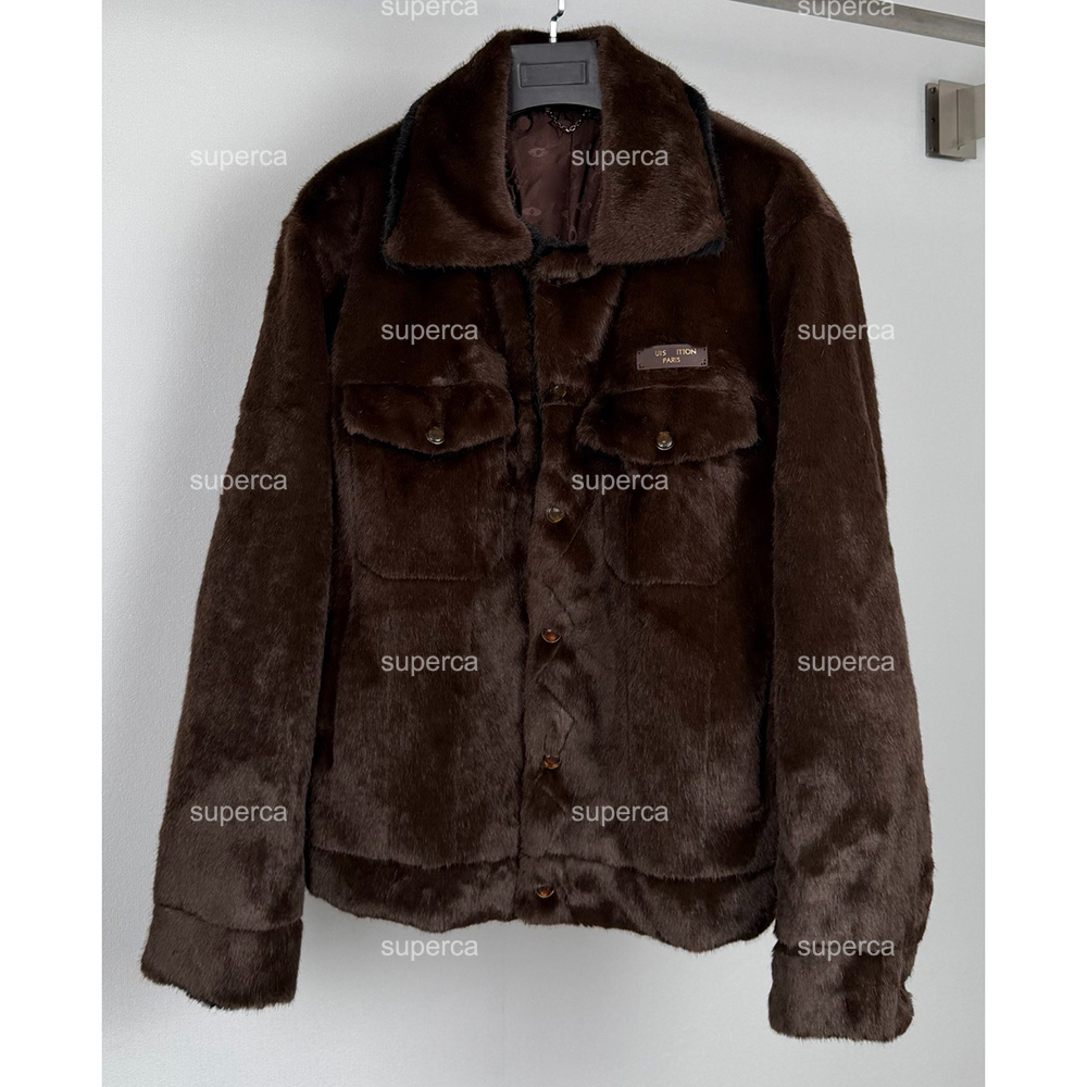 Designer Luxury Men Women Mink Fur Coat, Loose Fit Lapel Warm Thick Outerwear Winter Fashion Jacket With Pockets Puffer Jacket