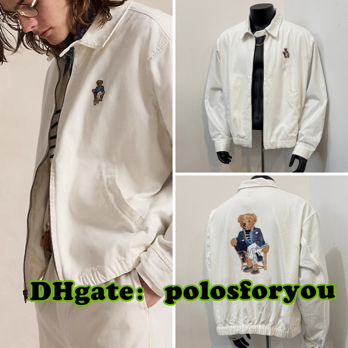 jacket men polo jacket man winter jacket men designer vintage Retro Men's coats Unisex high-quality Short Jacket size S-XL