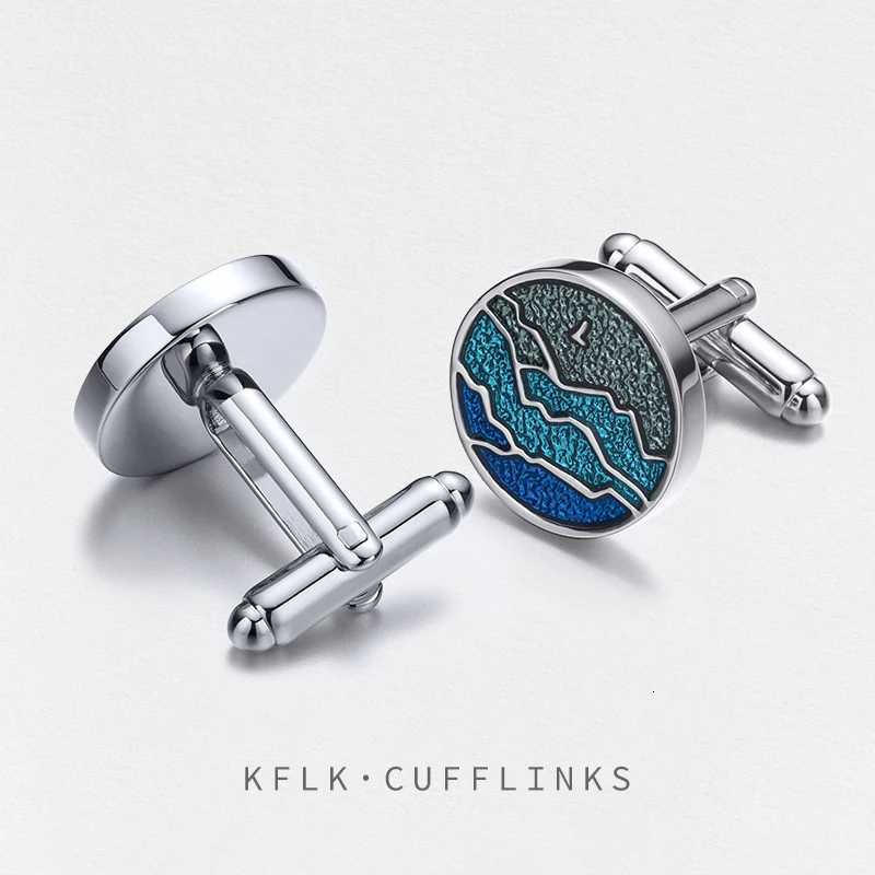 Fashion Cuff jewelry Links KFLK shirt cufflinks for mens gift Brand cuff links buttons Design High Quality abotoaduras gemelos guestsW261017