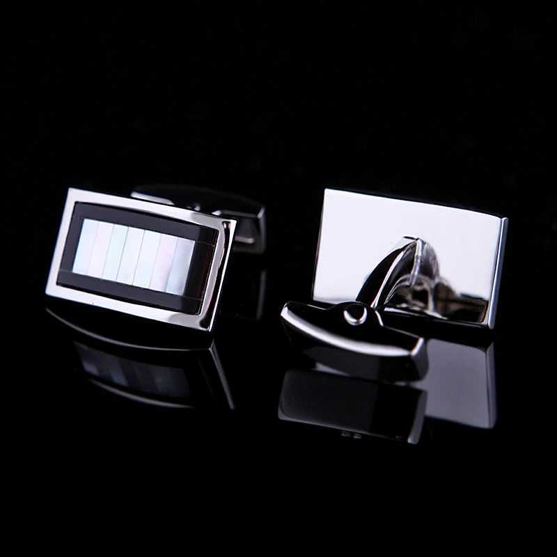 shirt Cuff Links KFLK Jewelry cufflinks for mens Brand Shell Black Cuff link Wholes Buttons Wedding M Gift High Quality guestsW261017