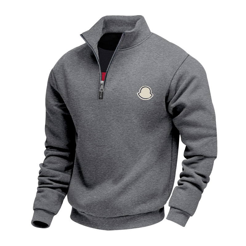 Designer Man Sweat à capuche Couple unisexe Sweats à capuche décontractés Sweat-shirt avec demi-zip et doublure en fausse fourrure dans un design