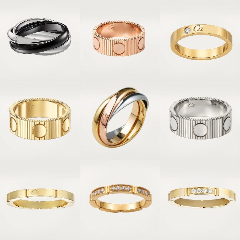Crystal Designer Ring Top Quality Ring Extravagant Ring Stainless Steel Letter Rings Fashion Women Men Wedding Classic Jewelry Party Gifts Good Qual