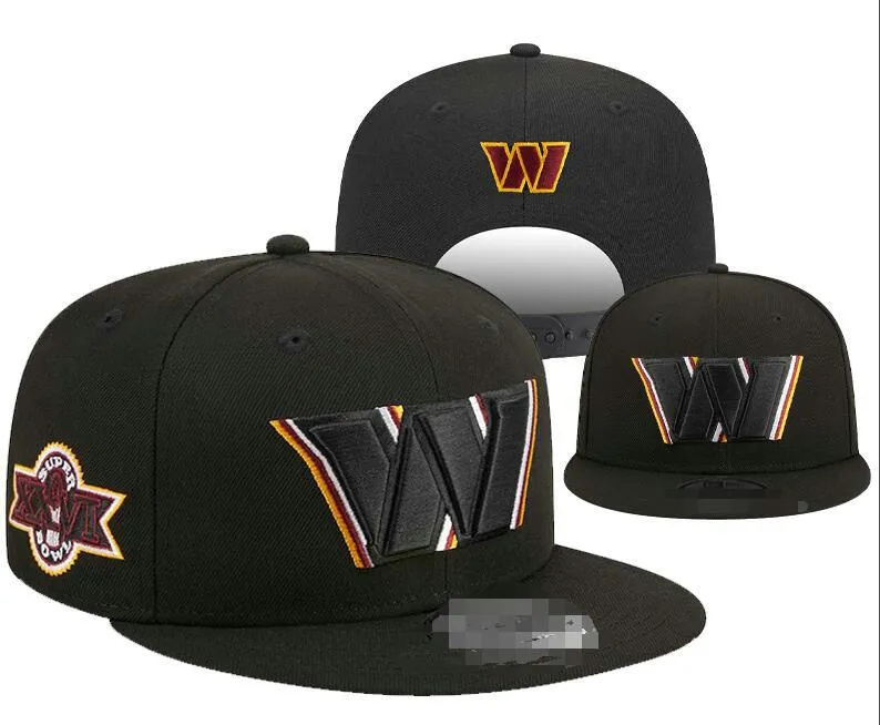 2026 Designer Baseball Hat Redskin Commanders Super Bowl Hommes et Femmes Champions Fashion Ball Bonnet Marque Broderie Plage Casual Casquette Ex