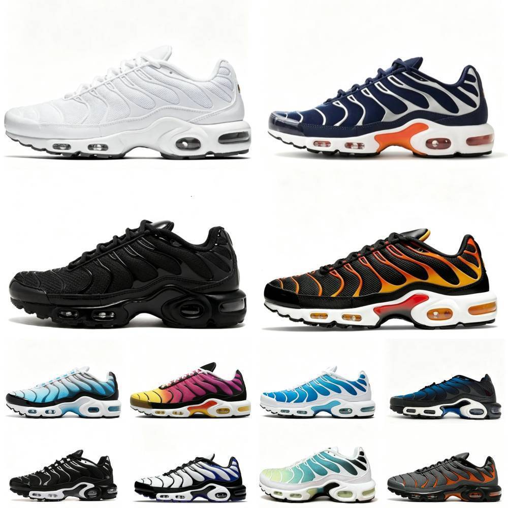 Designer Tn Ultra Mens Sports Shoes Classic Tns Requin Sneakers Triple White Black Hyper Blue Tiger Sky Unity Gradient Breathable House Outdoor Runn