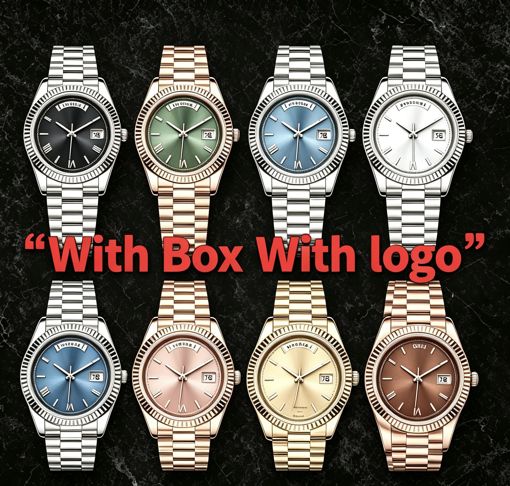AAA watch designer mechanical stainless steel luxury watches waterproof luminous date window classic wristwatch for men and women party daily casual