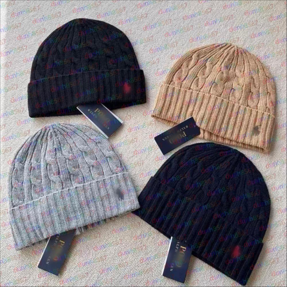 Luxury POLO knitted beanies Unisex winter wool hats men women outdoor warm caps autumn fashion designer skull casquette luxe universal beanie