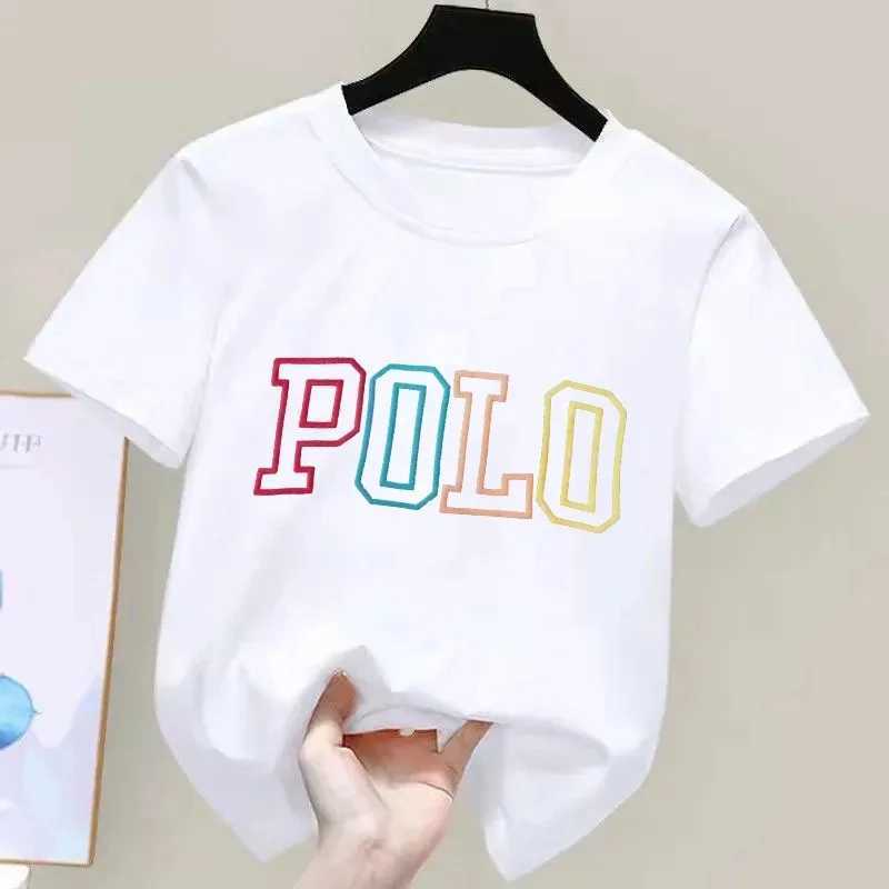 2026 Summer s Korean Style Simple 100% Cotton T Shirt for Trendy Letter Printed Tees s Daily Casual Sweatshirts Q261015