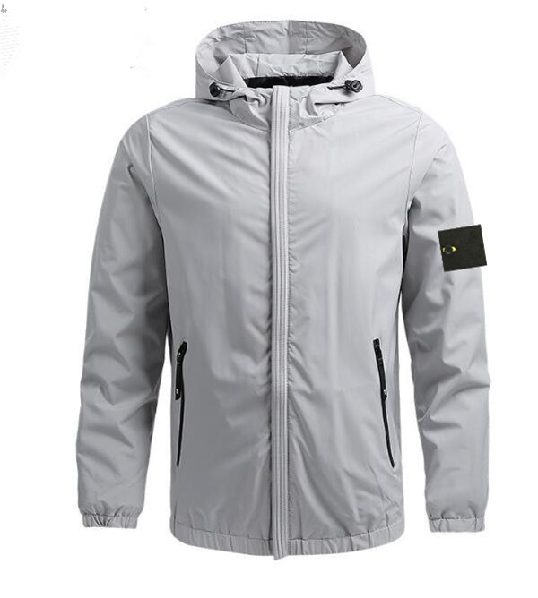 Stone Men's Designer Jacket Zipper Embroidered Winter Men's Fashion Badge Coat 2026