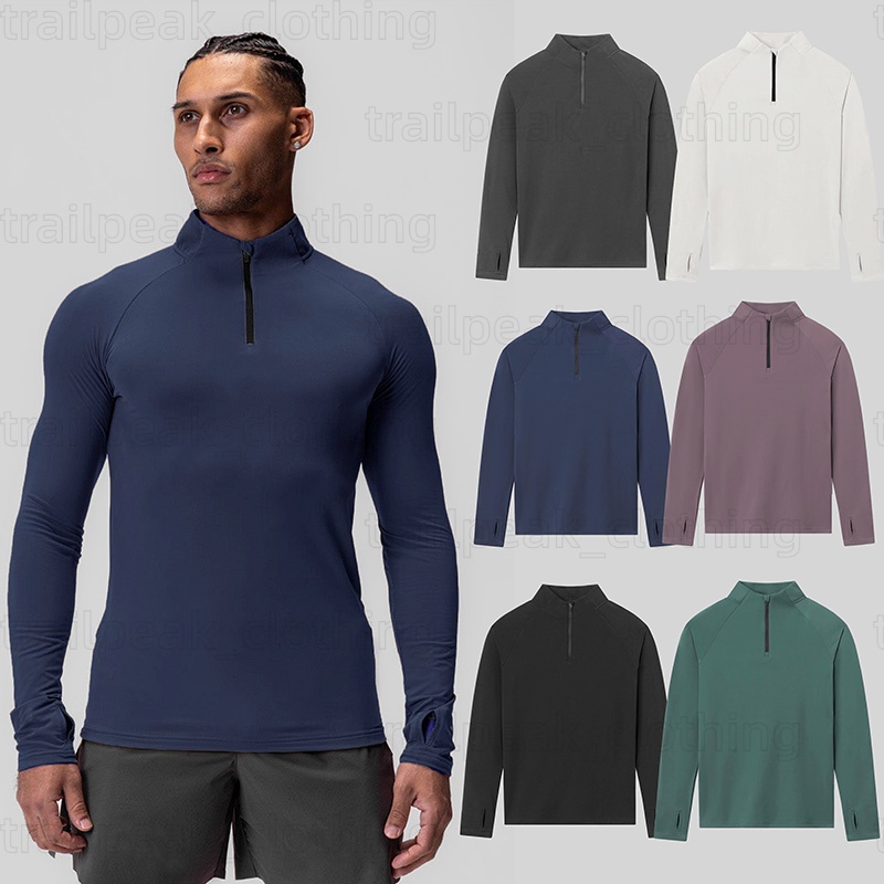 Heren sportkleding sweatshirt met kwart rits joggingbroek sportshorts jas yogakleding voor training