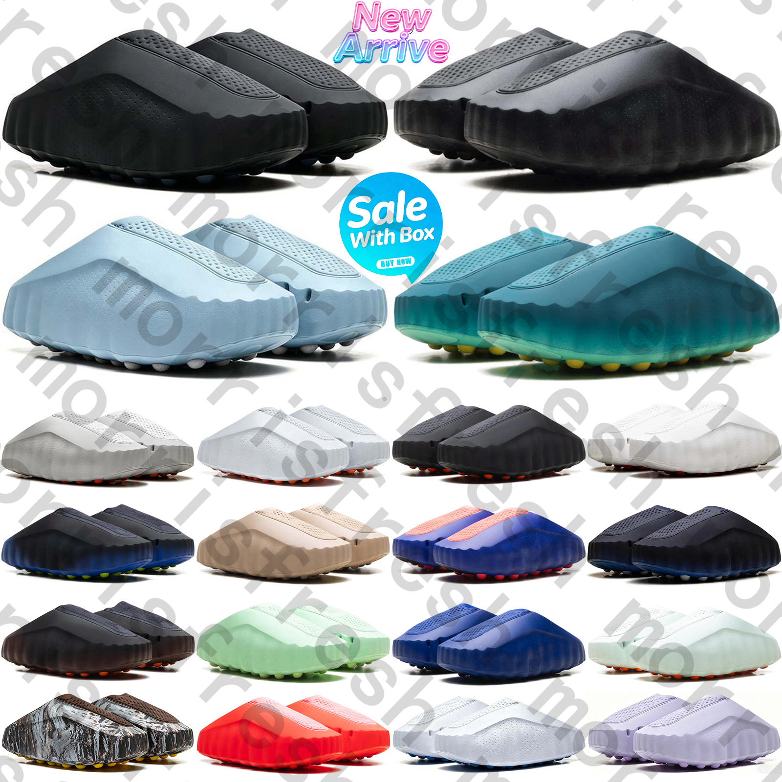 Free Shipping With Box Designer 001slides 001s slides minds mules Fragment sandals clogs heels slippers sliders shoes sandles for mens womens discou