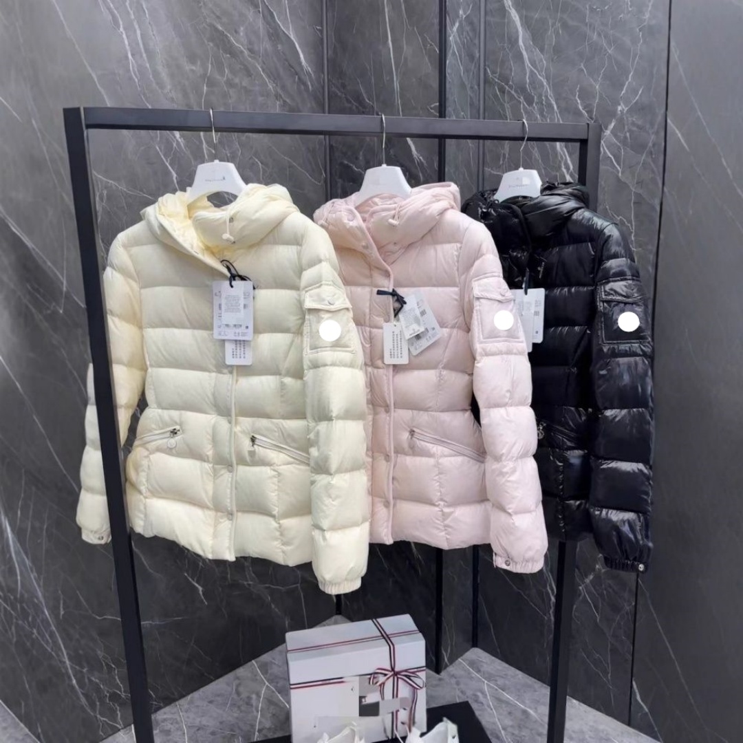 Puffer Jacket Women Knitted Winter Jacket Coat Women Designer Down jacket Brand High Quality Slim Fit Stand Up Collar Cardigan Cotton Breathable Lig