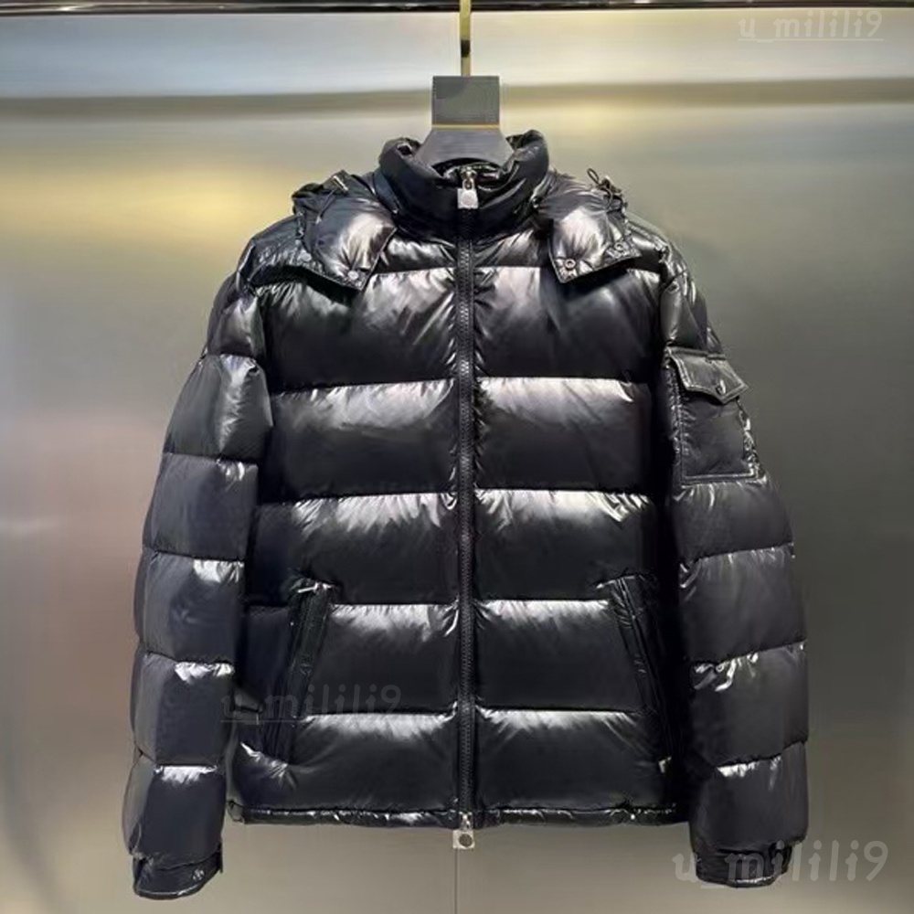 men puffer jacket Maya Lightweight outdoor down jacket winter jacket Women NFC Parka Knit Sleeve Spliced Coat Hooded Jacket