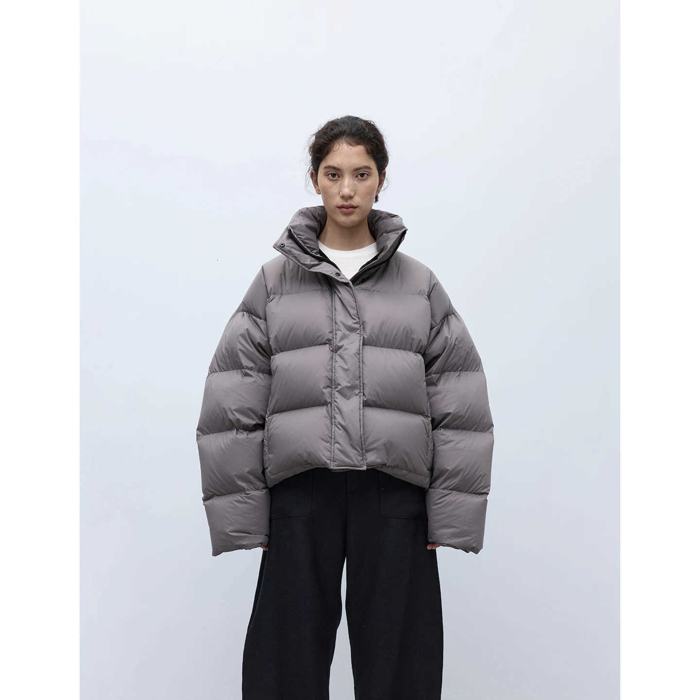 Are Bloggers All Wearing It Lightweight and Warm Short down Jacket 270g White Duck Puffer Winter Womens Outerwear S2610148A7A