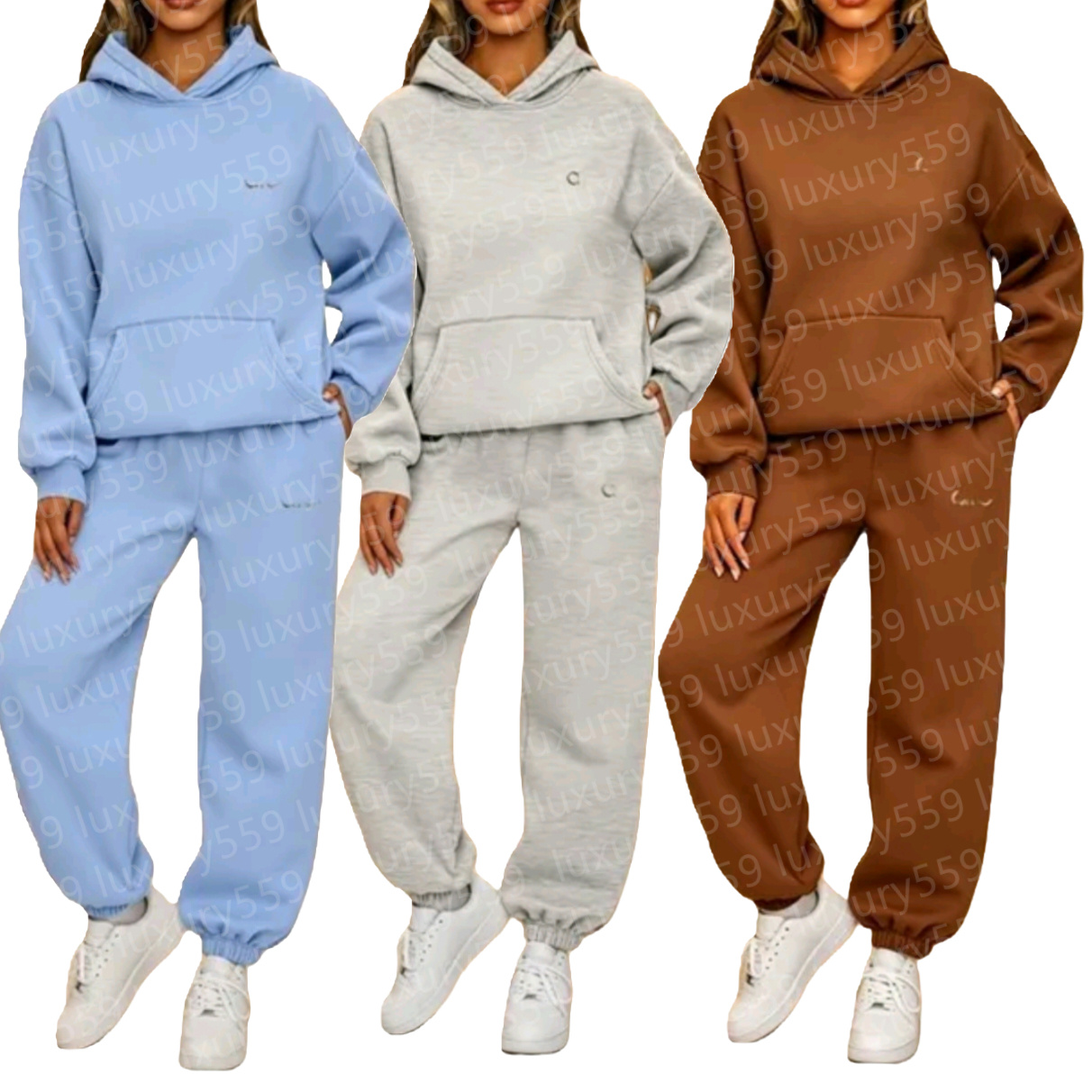femmes designer survêtement hooides ensembles de mode à manches longues top qualité sweats ensembles de créateurs femme classique vêtements de pl