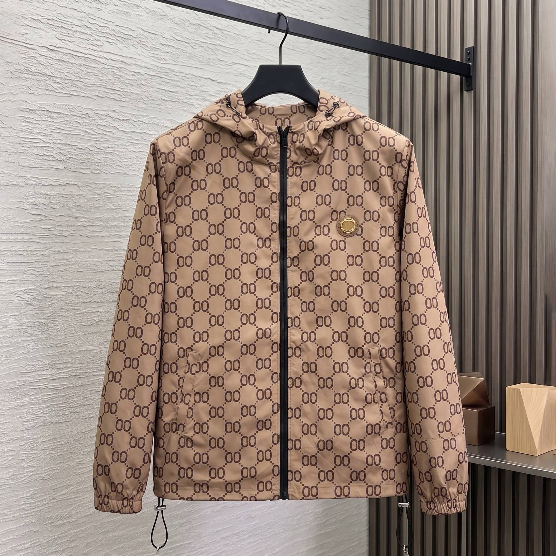 designer jacket men, high-quality letter printed jacket, mens jacket, casual outdoor windproof jacket, autumn fashion long sleeved hooded jacket, me