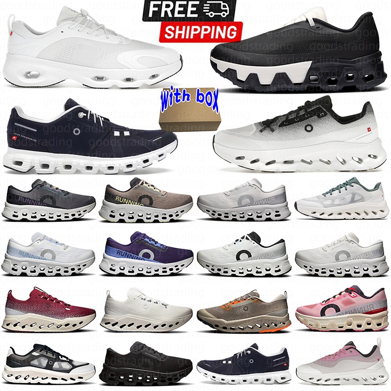 With Box Free Shipping Designer Sneakers ons Running Shoes for Mens Women clould Black Tofu Write Purple Pearl Glacier Grey Lightweight Tennis sport