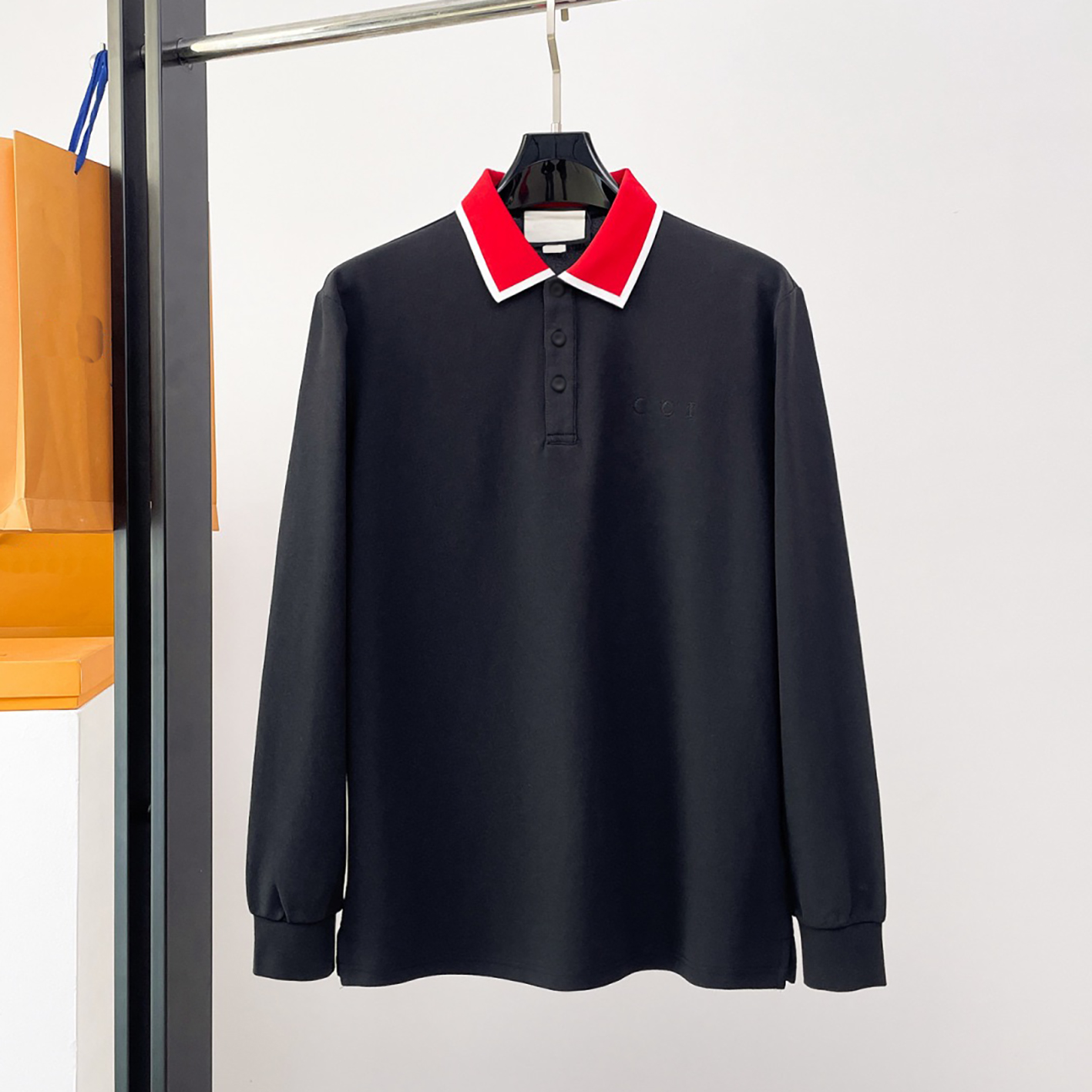 Designer brand clothing, high-quality men's T-shirts and polo shirts, breathable pearl cotton lightweight business casual men's and wom