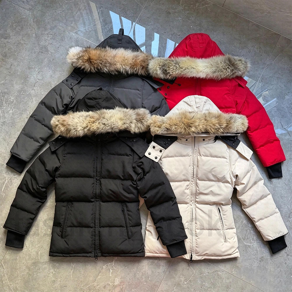 women down jacket designer down jacket winter large fur collar long coat large pocket thermo Insulation goose coats womens autumn clothing coats dou