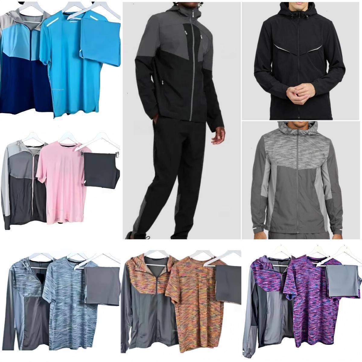 montirexs tracksuit AAA+ monterex tracksuit kid tech 3-piece set Mens tracksuit sports fiess suits running shirts shorts sportswear gym t-shirt swea