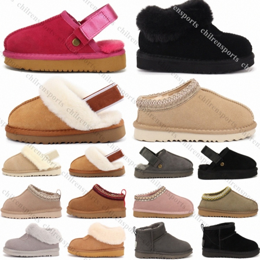designer Kids shoes slippers Australia warm Boots mini With Bows toddler boys boot sneakers youth winter shoe high-quality Girls Footwear c3ij#