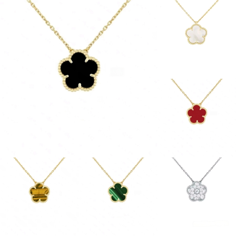 Colliers classiques trèfle chanceux colliers de marque de créateur colliers de luxe pour femmes colliers en nacre