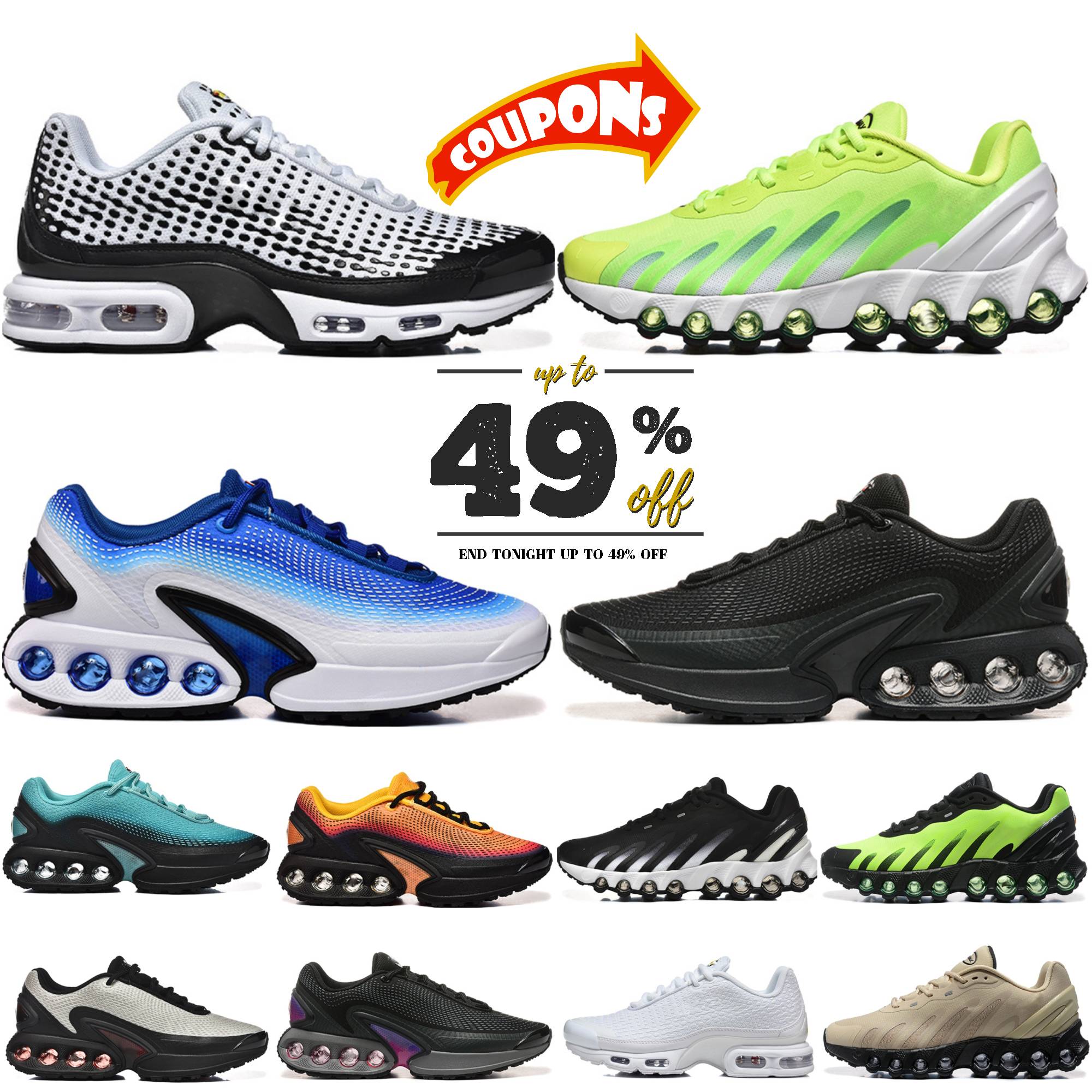 Designer Dn Running shoes Dns dn8 Mens Women Plus Tn Summit White Silver Bullet Black Volt Pure Platinum Royal Blue Volt Bred Burgundy Crush Outdoor