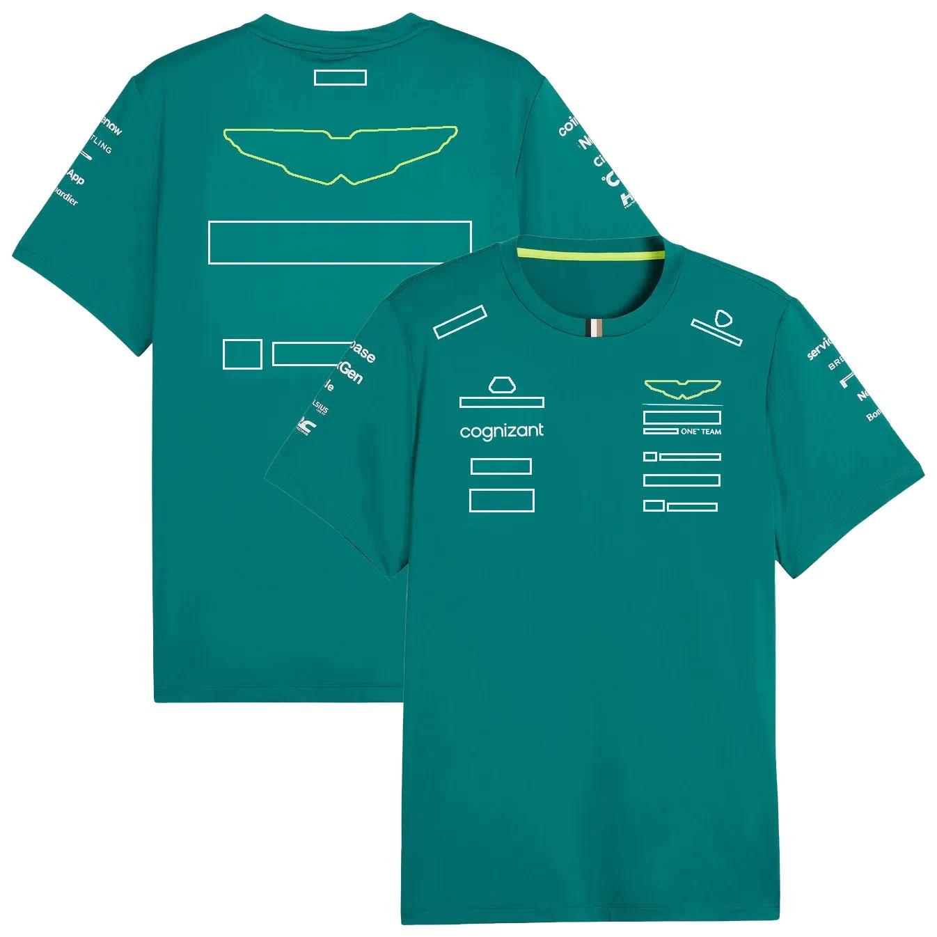 2026 New Team Logo Polo Shirt - Men's Racing Short-Sleeved T-Shirt -F1 Driver T-Shirt - Clothing for Car Racing Enthusiasts - Summer Men's