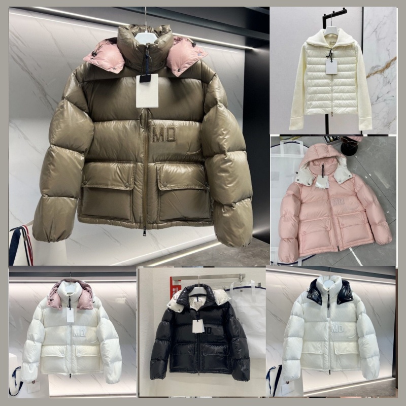 Women's Designer Thickened Warm Mo Down Jacket Casual Outdoor Lightweight Zipper Style Cardigan Coat Luxury White Duck Down Jacket High-Quality