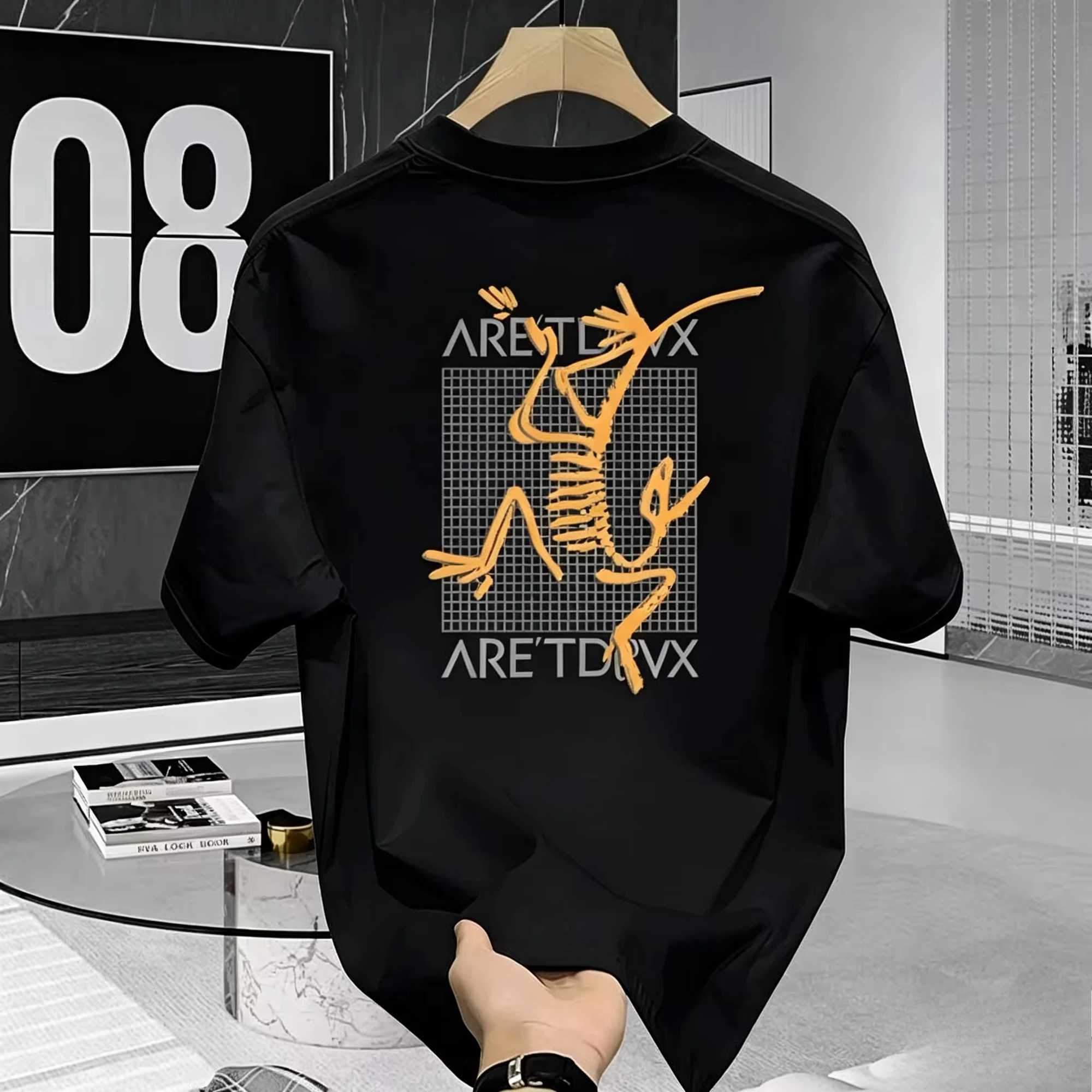 High-quality 2026 Summer New Short-sved T-shirts for With Fossil Bird Prints Fashion Luxury Casual Couple Style T-shirts Q261015