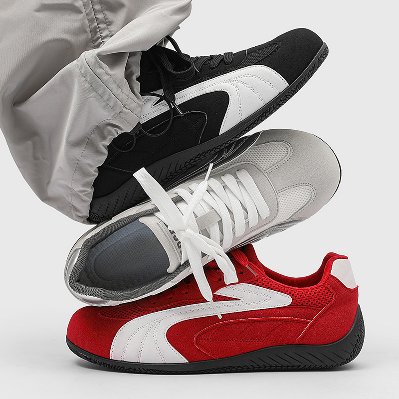 New Casual Sports Thin Sole Low Top Trendy Versatile Racing Shoes Men's