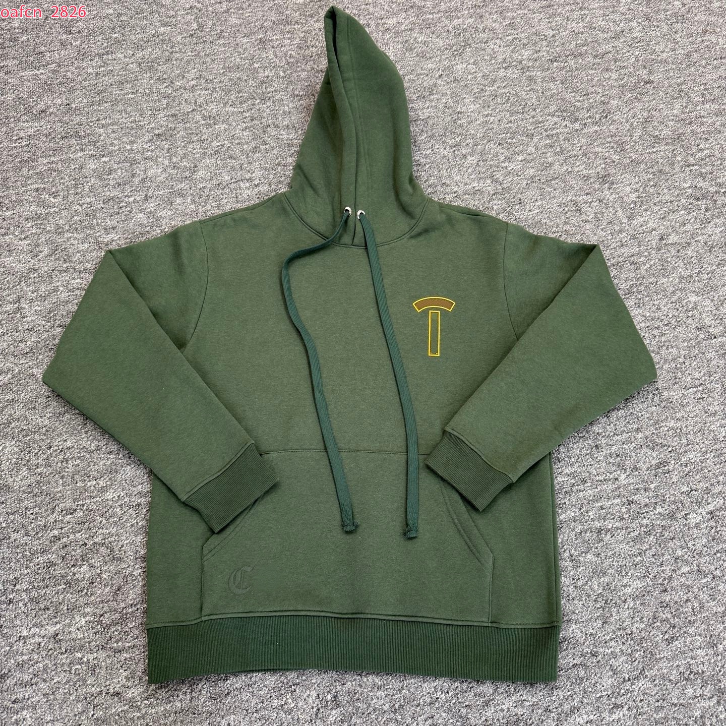 Chrome designer men's hoodie hooded letter pullover sweatshirt kangaroo pocket pure cotton couple hooded loose fit soft casual street wear coup
