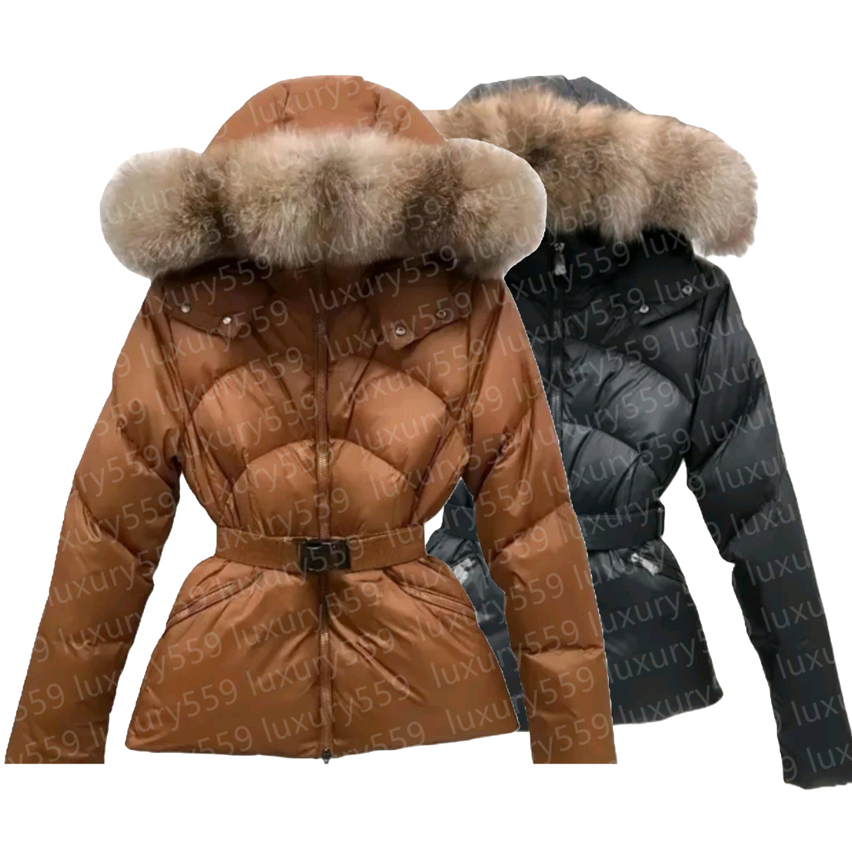 Down jackets designer womens luxury designer puffer jacket long sleeve autumn winter casual womans clothes fur collar parkas designer clothing for w